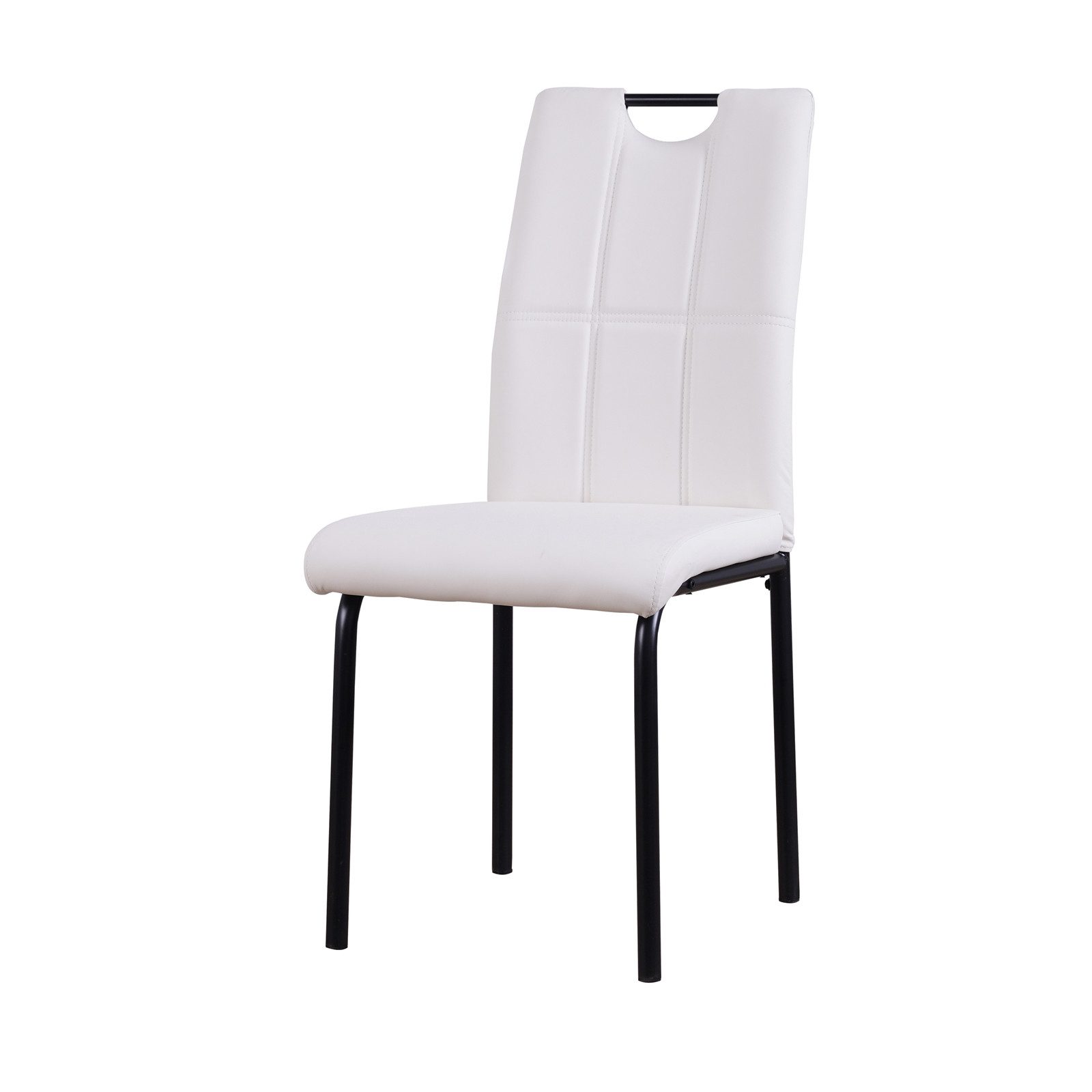 HTI-Living Esszimmerstuhl Stuhl Denton PU Weiß (Stück, 1 St), Esszimmerstuhl Kunstleder