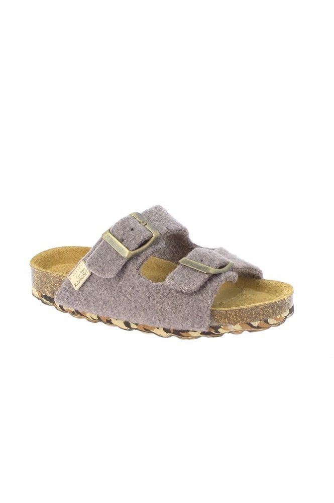 Living Kitzbühel Wooly Wonder Kids braun Kinder (28-38) Hausschuh