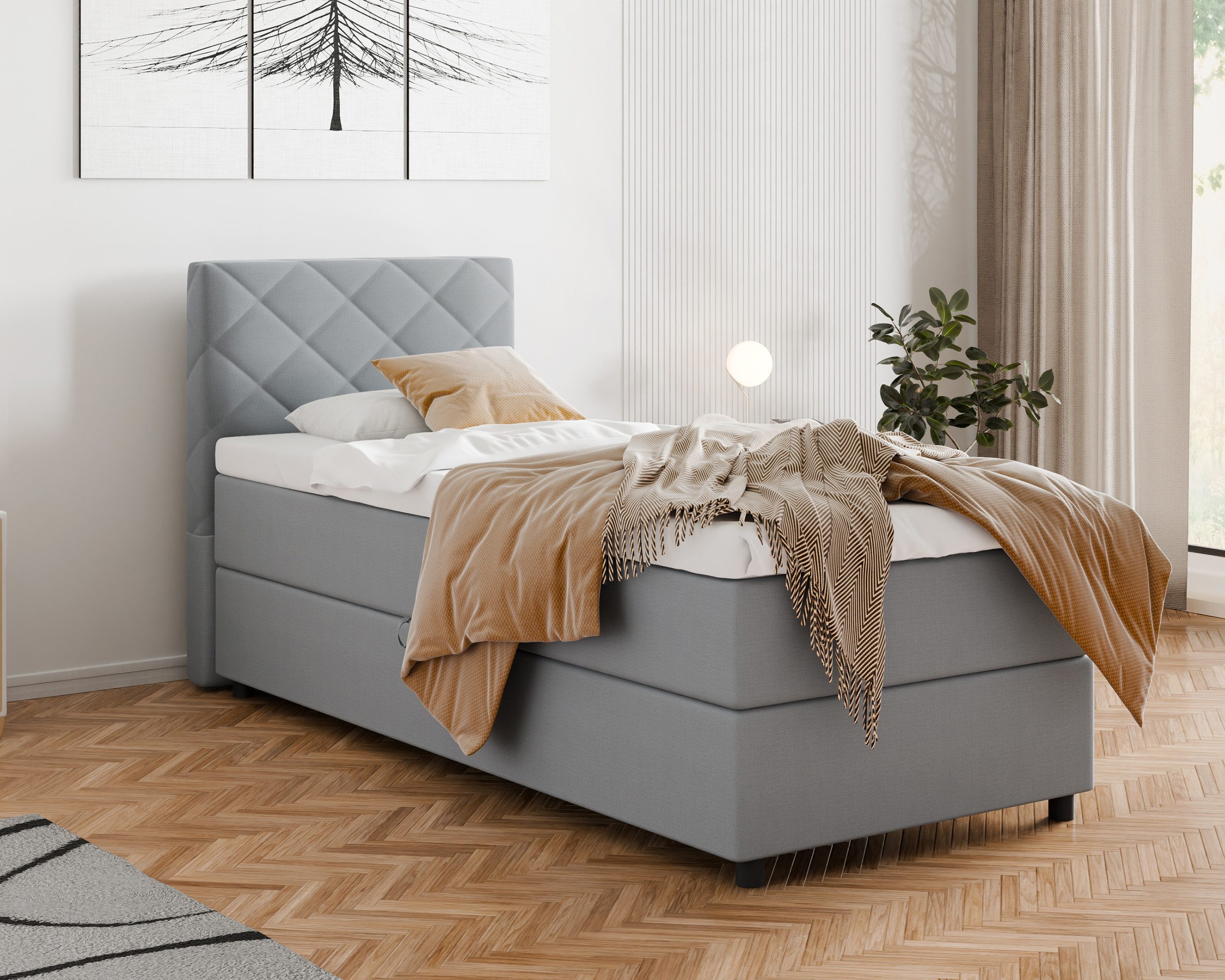 Homesy Boxbett DIAMARO, Stilvolles Design – zeitlose Eleganz