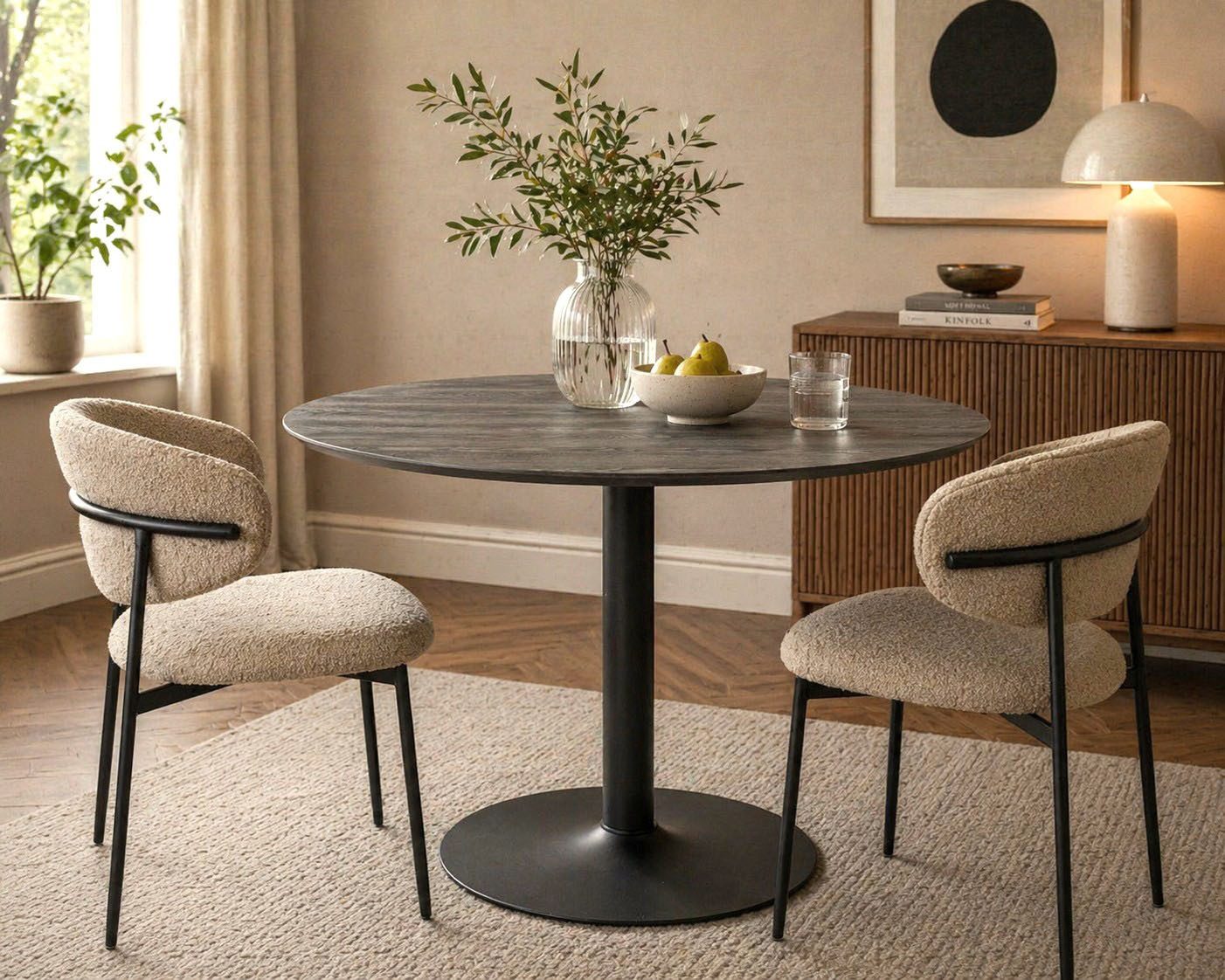 ACTONA GROUP Esstisch Ibiza, Runder Küchentisch - pflegeleicht, platzsparend & robust (1-St., Tisch, Tulpentisch), OTTOs Choice, modernen Design – kratzfest & belastbar bis 100 kg