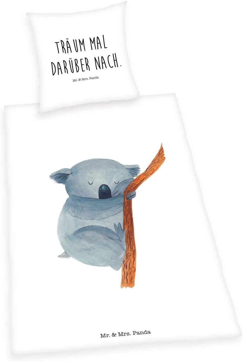 Herding Bettwäsche Mr. & Mrs. Panda Wende Bettwäsche-Set 155 x 220 cm Überg günstig online kaufen