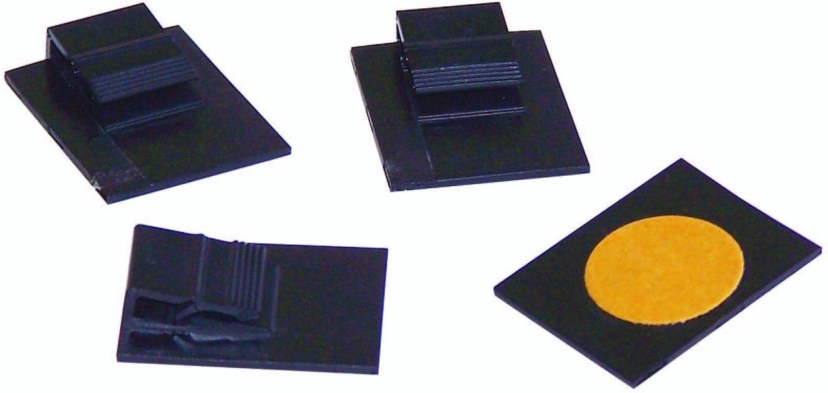 Büroklammer Halteklip Clip Tab VE=1000 Stück schwarz