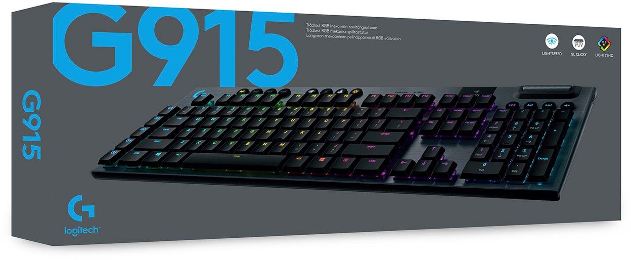 LIGHTSPEED Logitech tactile G915 Gaming-Tastatur G