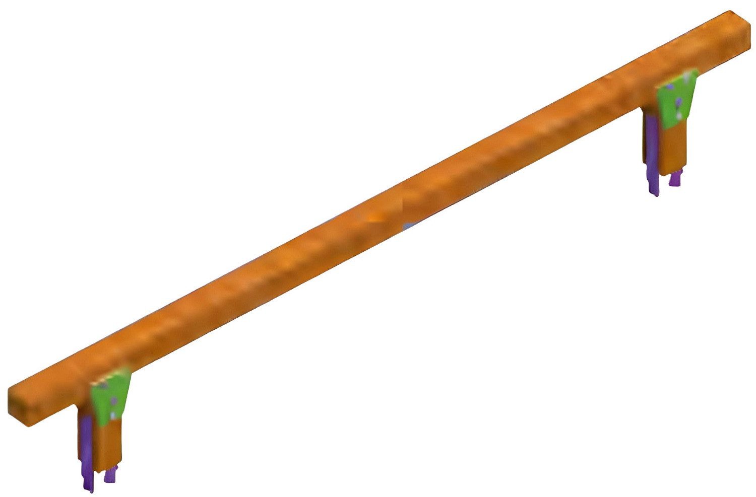 Klettergerüst Balancierbrücke mit Schwebebalken für Kinder aus robustem Material