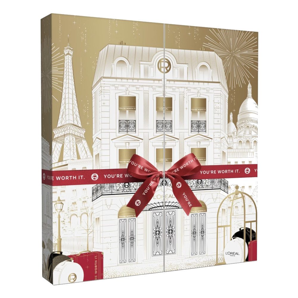 L'Oreal Deutschland Adventskalender L’Oréal Paris Für Sie Adventskalender 2025 – 24 Beauty-Überraschungen (24-tlg), Adventskalender mit 24 Pflege- & Make-up-Highlights