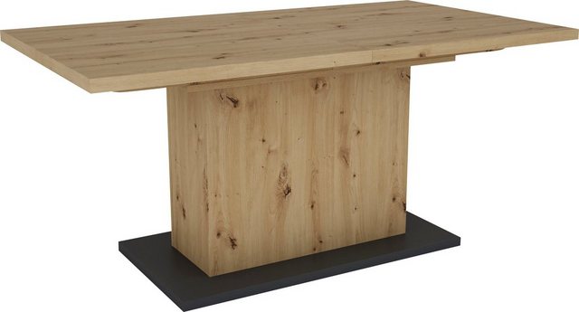 Homexperts Essgruppe »Aiko«, (Set, 5-tlg., Esstisch mit 4 Stühlen), Tisch mit Auszugsfunktion, Breite 160-200 cm-Otto