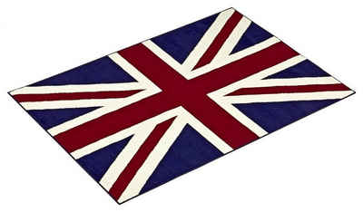 Designteppich Trend Teppich Union Jack England Flagge, HANSE Home, Rechteck, Höhe: 120 mm