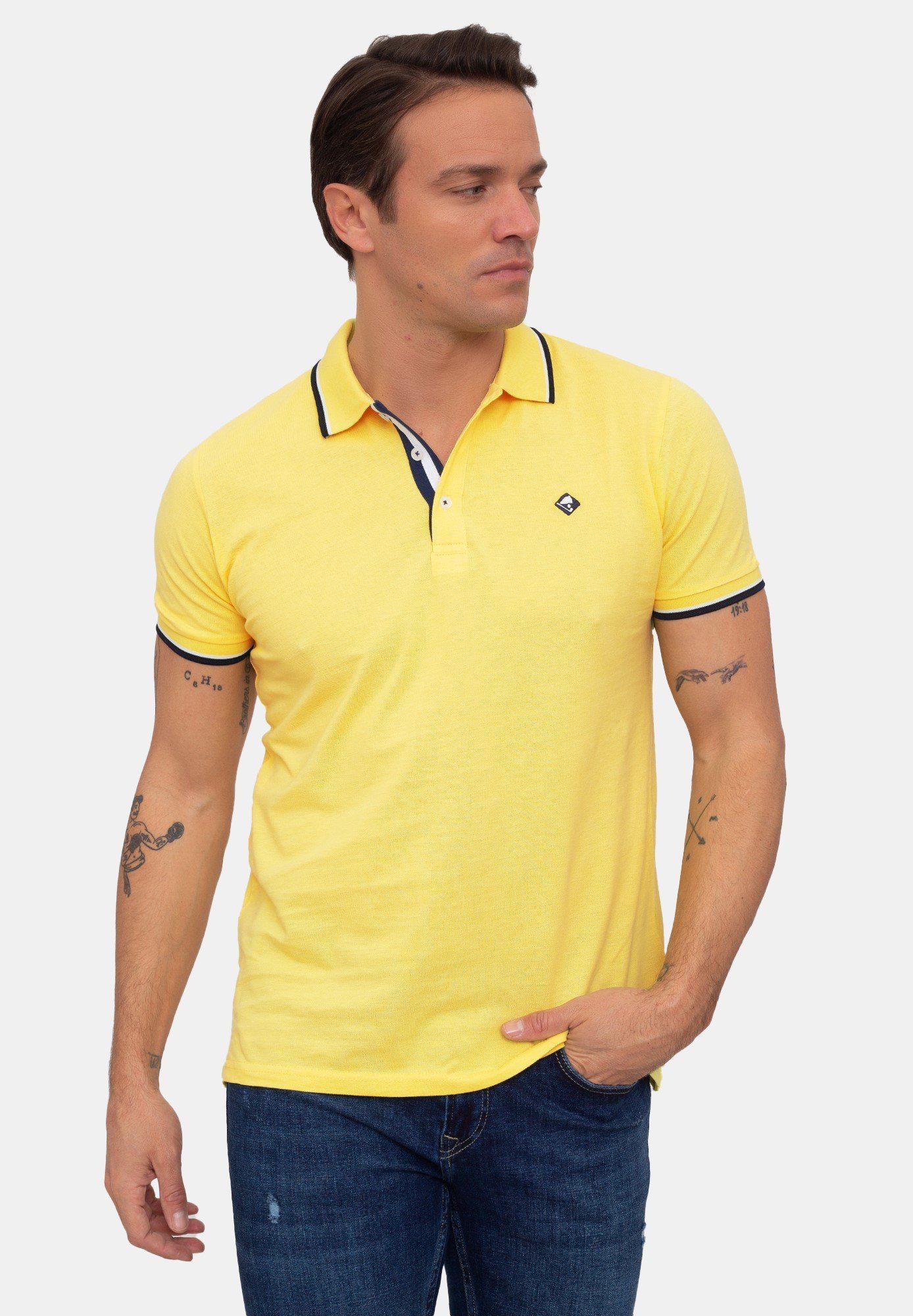 Sir Raymond Tailor Poloshirt Amsterdam Yellow