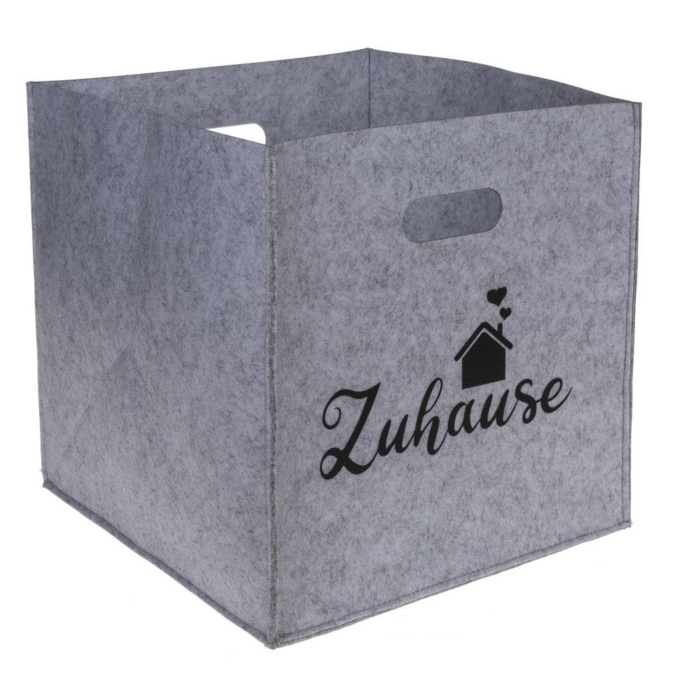 Out of the Blue Aufbewahrungsbox Box aus Filz - Home oder Zuhause - ca. 32 günstig online kaufen