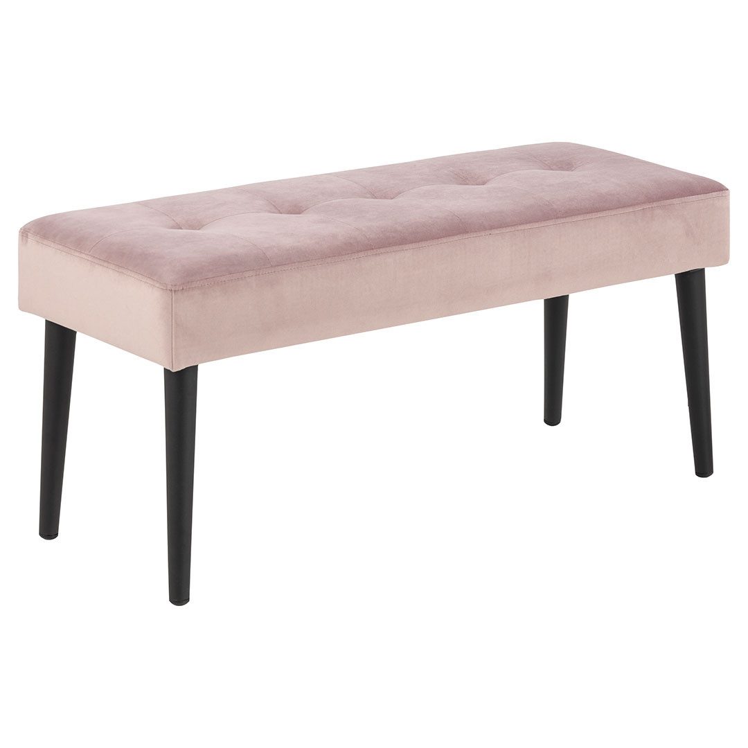 ACTONA GROUP Bank Glory Sitzbank Velours dusty rose.