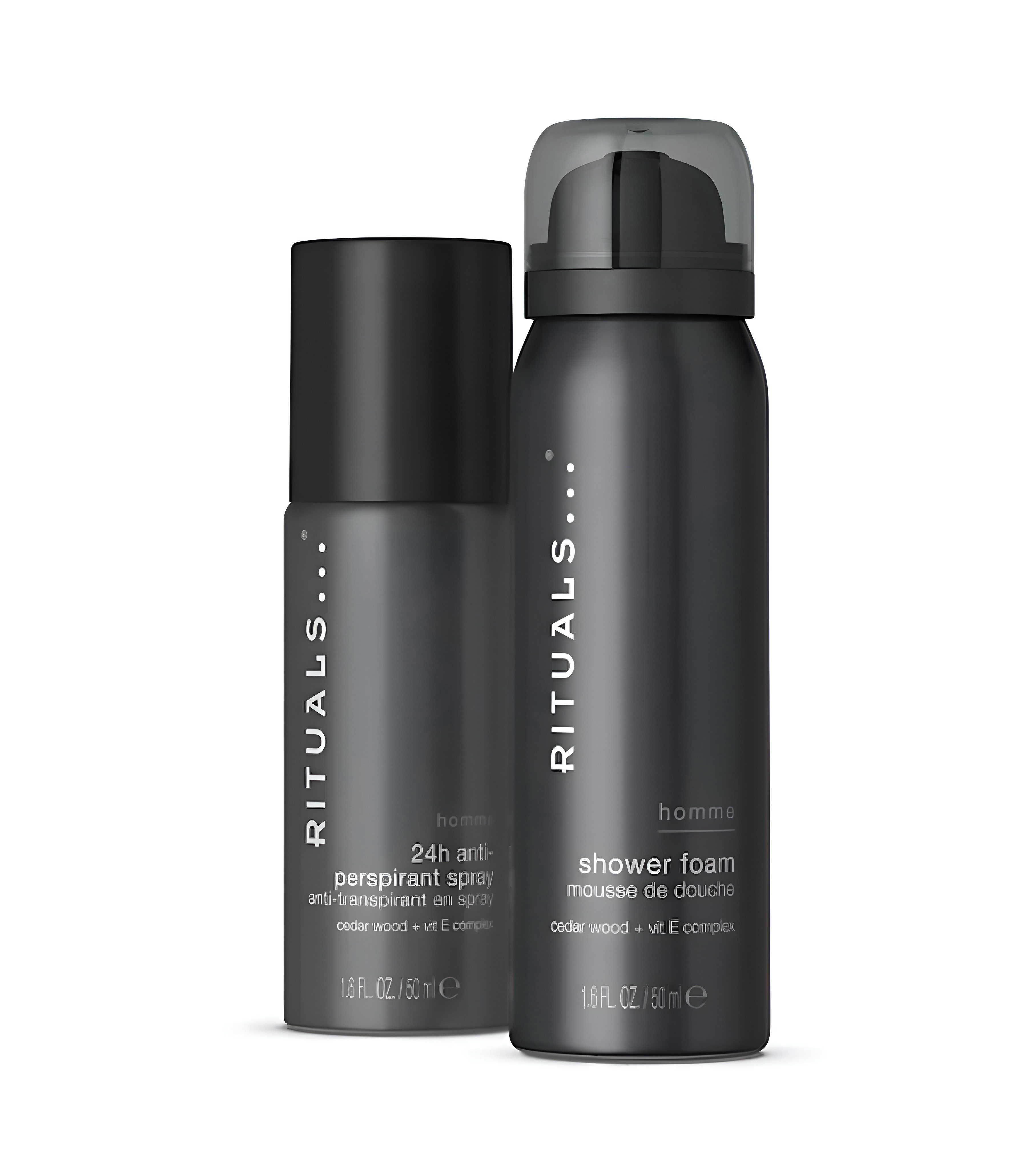 Rituals Pflege-Geschenkset Rituals Homme Collection Set Duschschaum Antitranspirant für Männer Pflege-Duo für Männer., 2-tlg., Erfrischendes Männer-Pflege-Set mit Duschschaum & Antitranspirant.