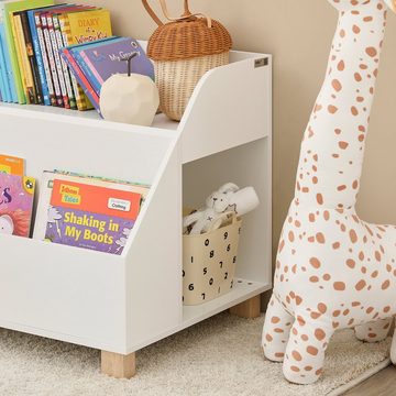 SoBuy Kinderregal KMB54, mit 3 Fächern Spielzeugregal Bücherregal Aufbewahrungsregal