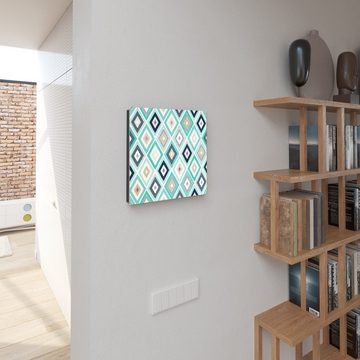 Primedeco Schlüsselkasten Magnetpinnwand und Memoboard mit Glasfront Motiv Digitales Muster (1 St)