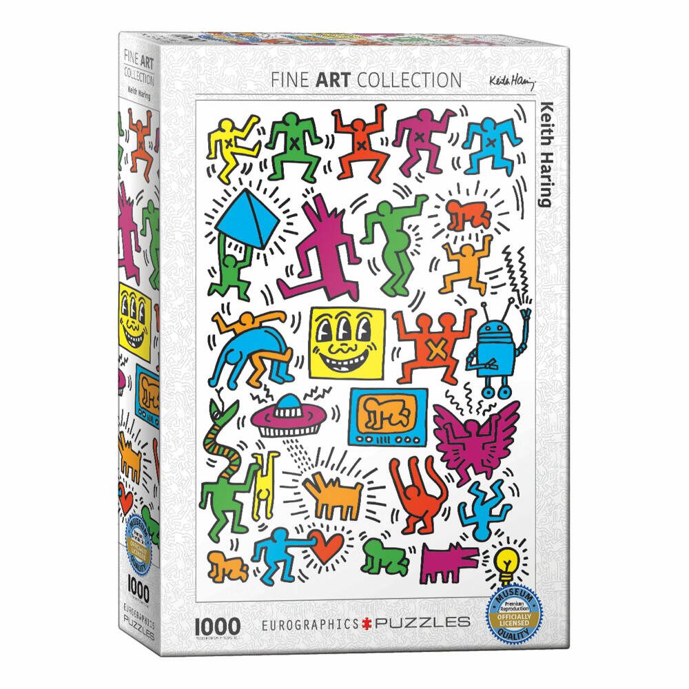 EUROGRAPHICS Puzzle Keith Haring Collage, 1000 Puzzleteile