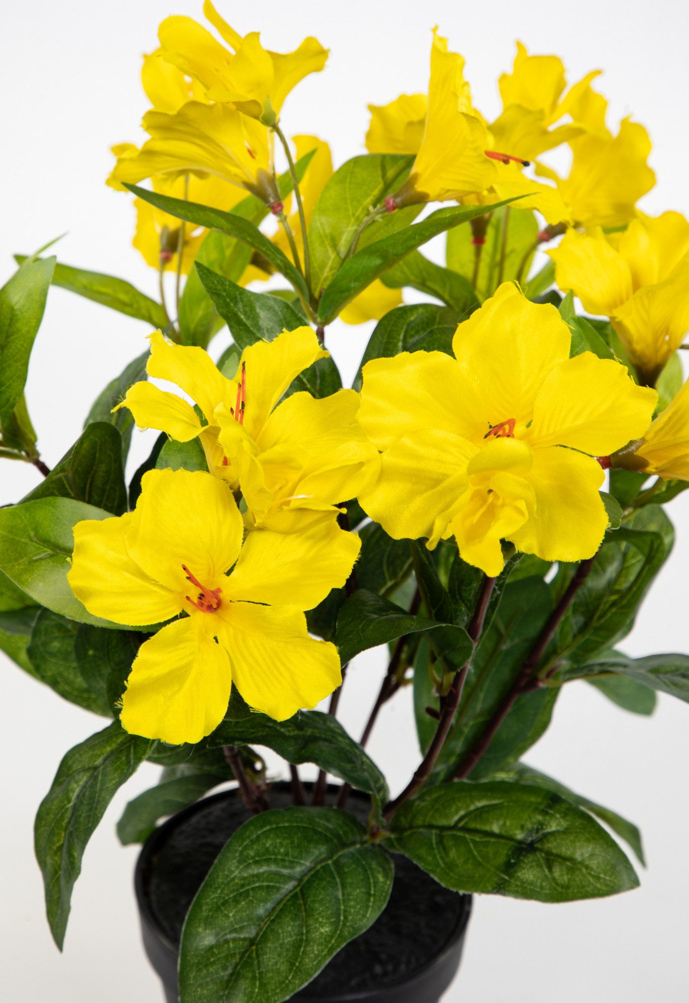 Kunstblume Großer Hibiskus 42cm im Topf günstig online kaufen