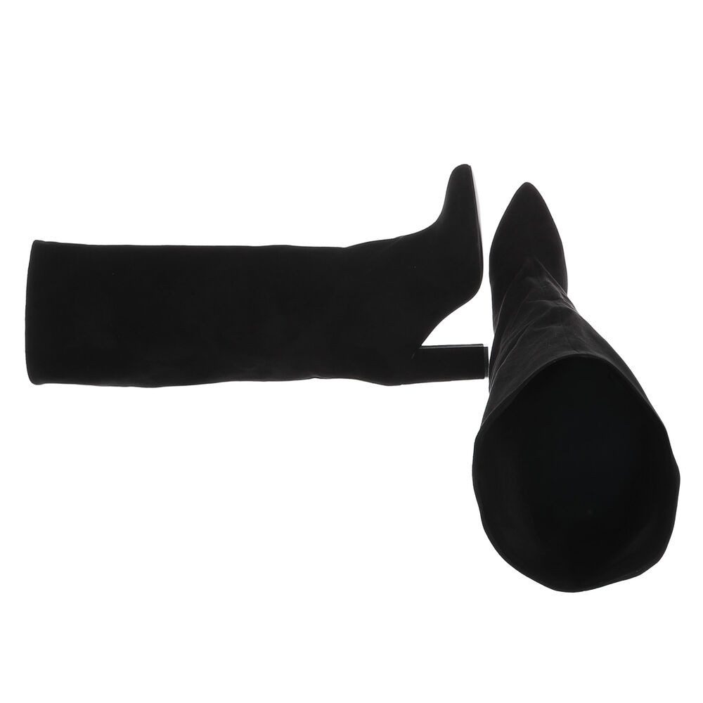 Ital-Design Damen Overknee-Stiefel mit Blockabsatz elegant High-Heel-Stiefel (92125300) Blockabsatz Stiefel in Schwarz
