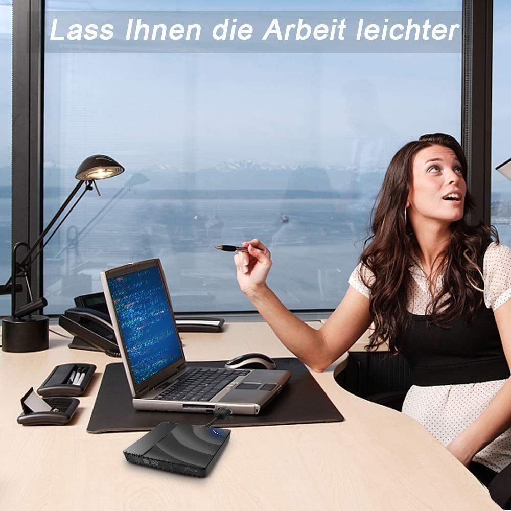 Novzep DVD Laufwerk Brenner, 8x Lesen Unterstützung für DVD + R, DVD-R DVD-Rekorder