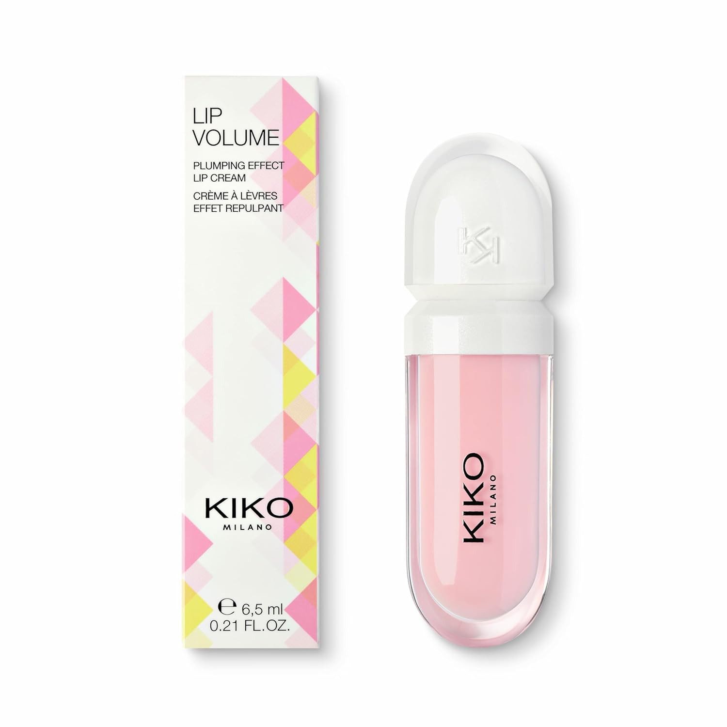 KIKO Milano Lippencreme Lip Volume Tutu Rose, Perfektionierende Lippencreme mit Volumeneffekt