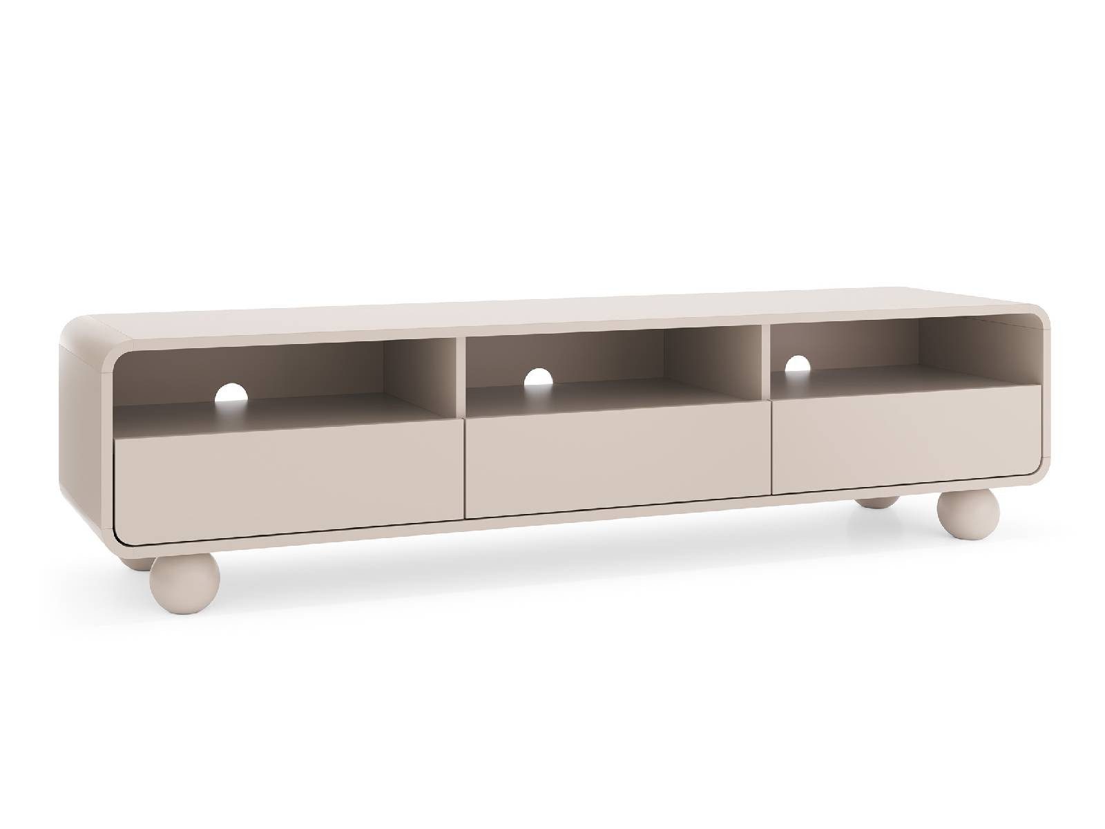 yourhouse24 Lowboard RTV-Schrank Albion 180 cm Kaschmir