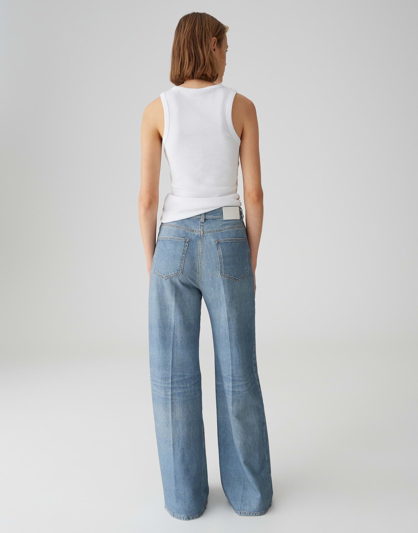 OPUS PANTS Stoffhose Capria cruise Fließender Schnitt mit modischem Denimpr günstig online kaufen