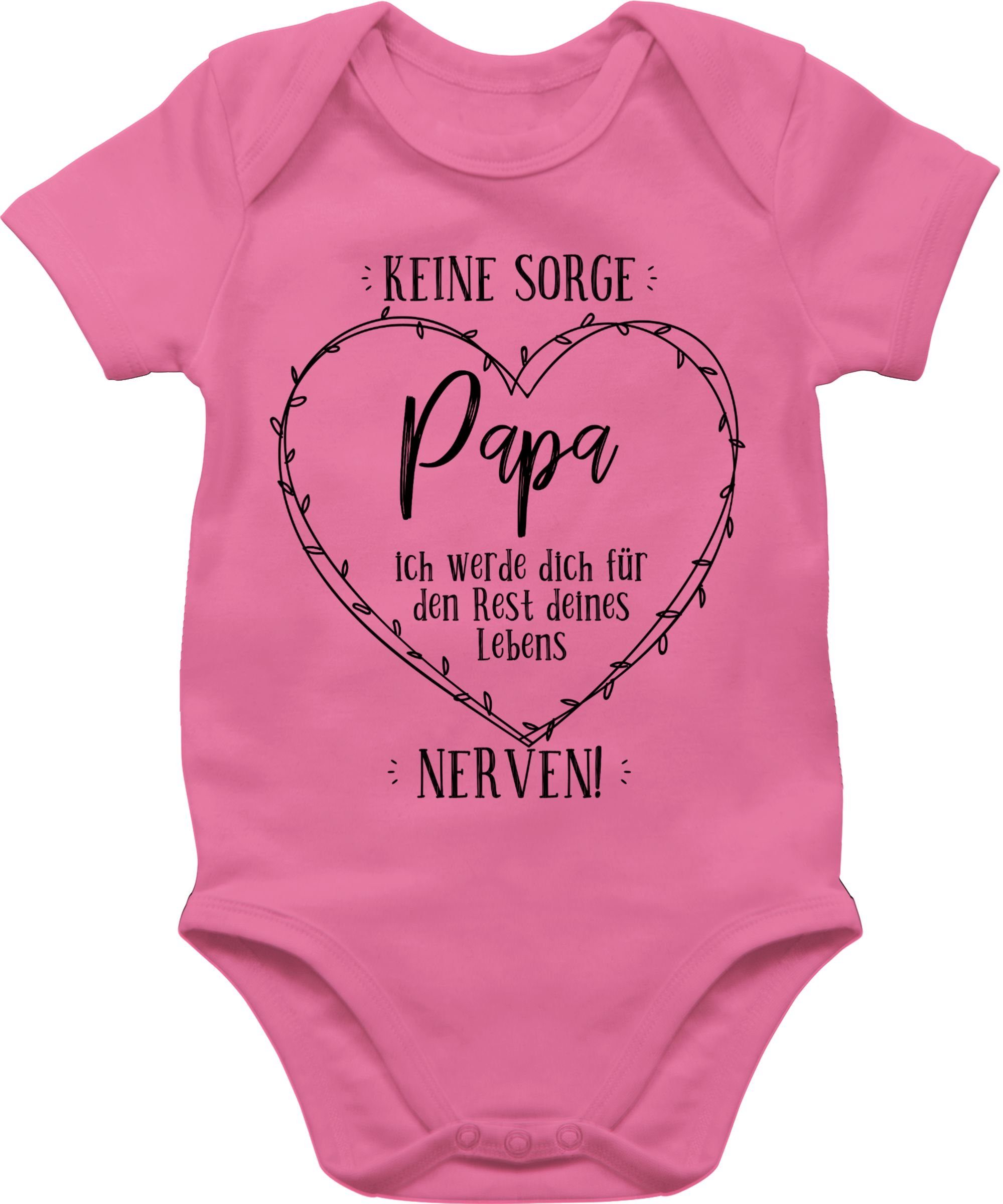 Shirtracer Vatertag Lebens Baby Pink Papa deines nerven Geschenk Keine - - werde Dich Sorge ich Rest 3 Shirtbody