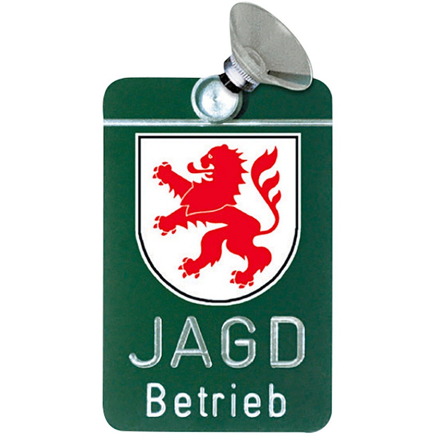 Dr. Gmünder Hinweisschild Autoschild Jagdbetrieb