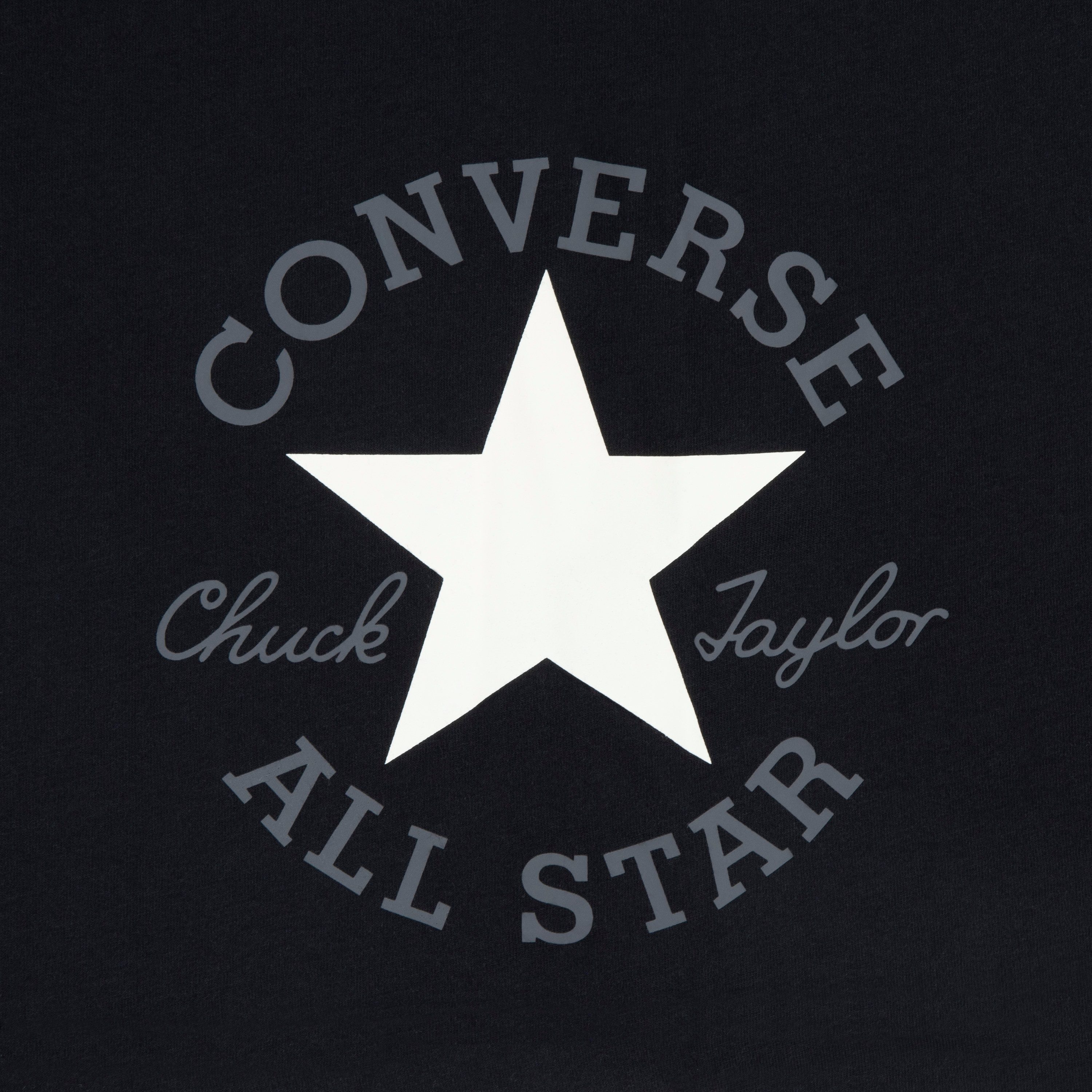 Converse T-Shirt CNVB LG DCTP HIT GFX TEE sportlicher Stil, Kurzarmdesign, Rundhalsausschnitt