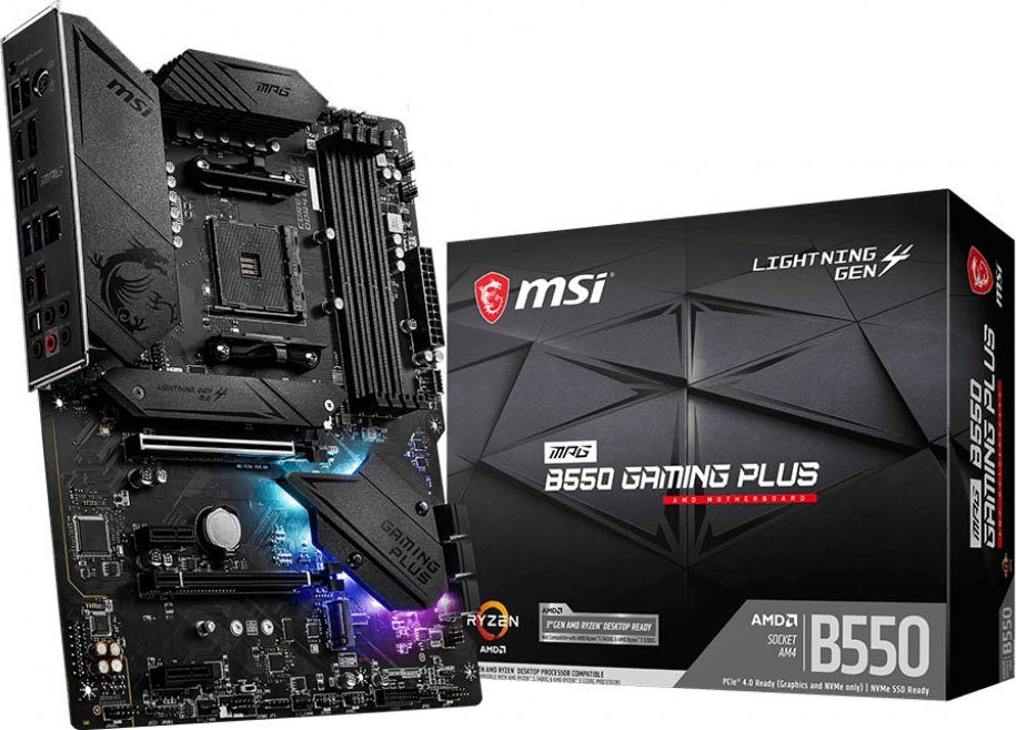 MSI MPG B550 GAMING PLUS Mainboard RGB-LED-Lichtleiste