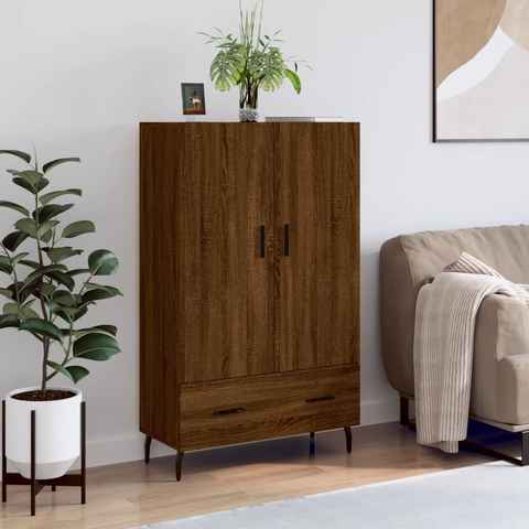 vidaXL Sideboard Highboard Braun Eichen-Optik 69,5x31x115 cm Holzwerkstoff (1 St)