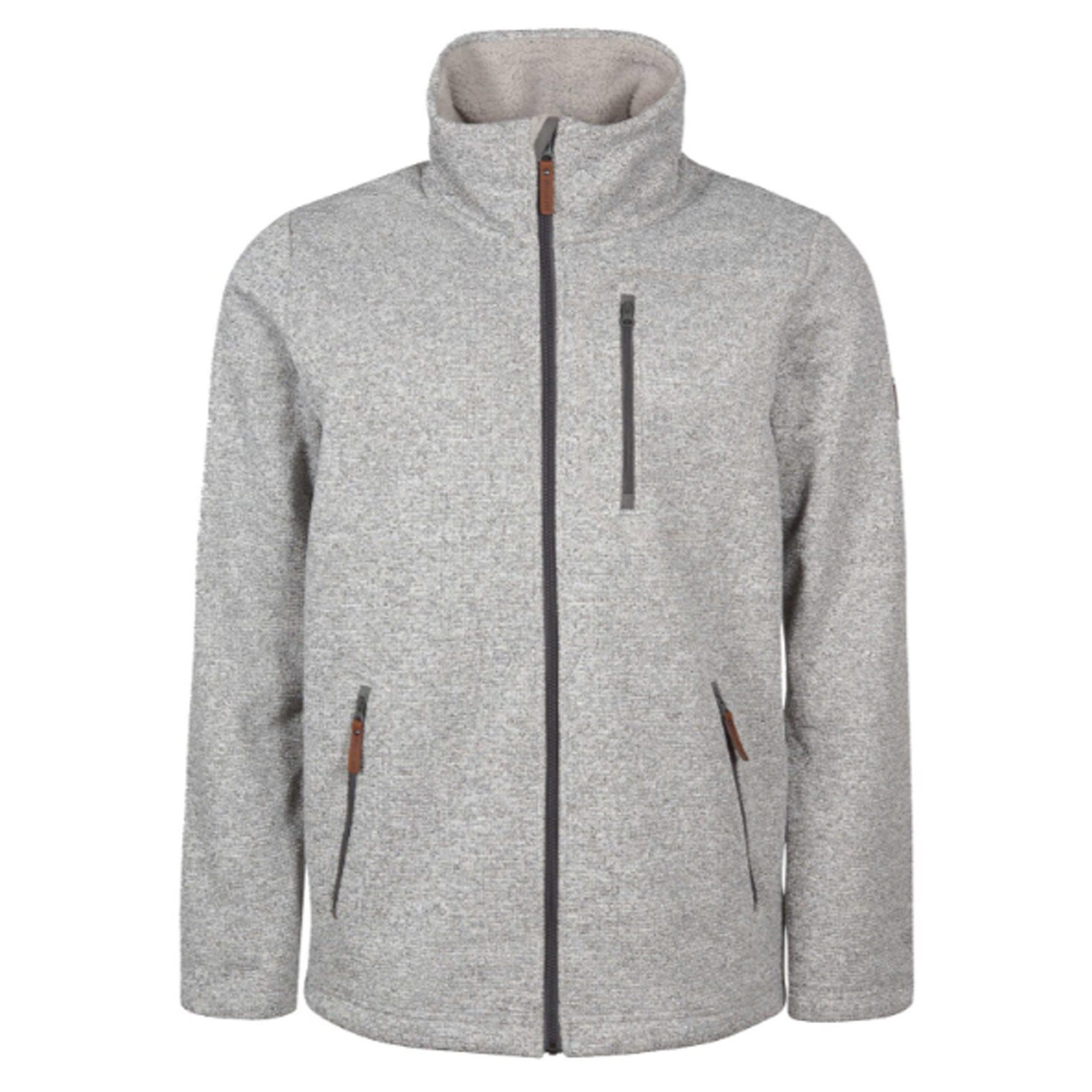 Elkline Outdoorjacke Elkline Fat Chance - Strickfleece-Jacke für Herren