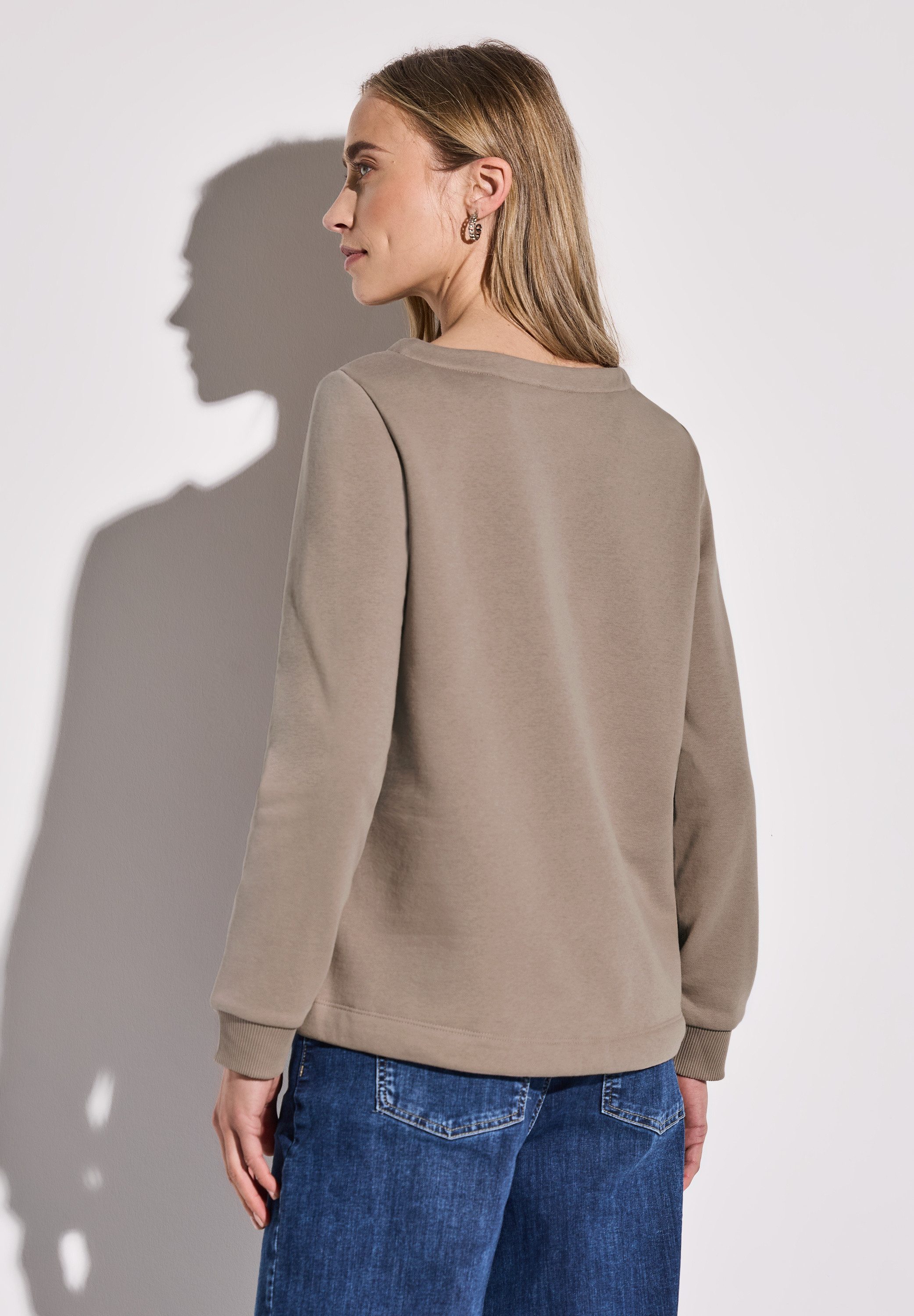 STREET ONE Sweatshirt im soften Baumwoll-Mix günstig online kaufen