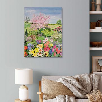 Posterlounge Holzbild Hilary Jones, Der Frühling aus "Die vier Jahreszeiten", Landhausstil Malerei