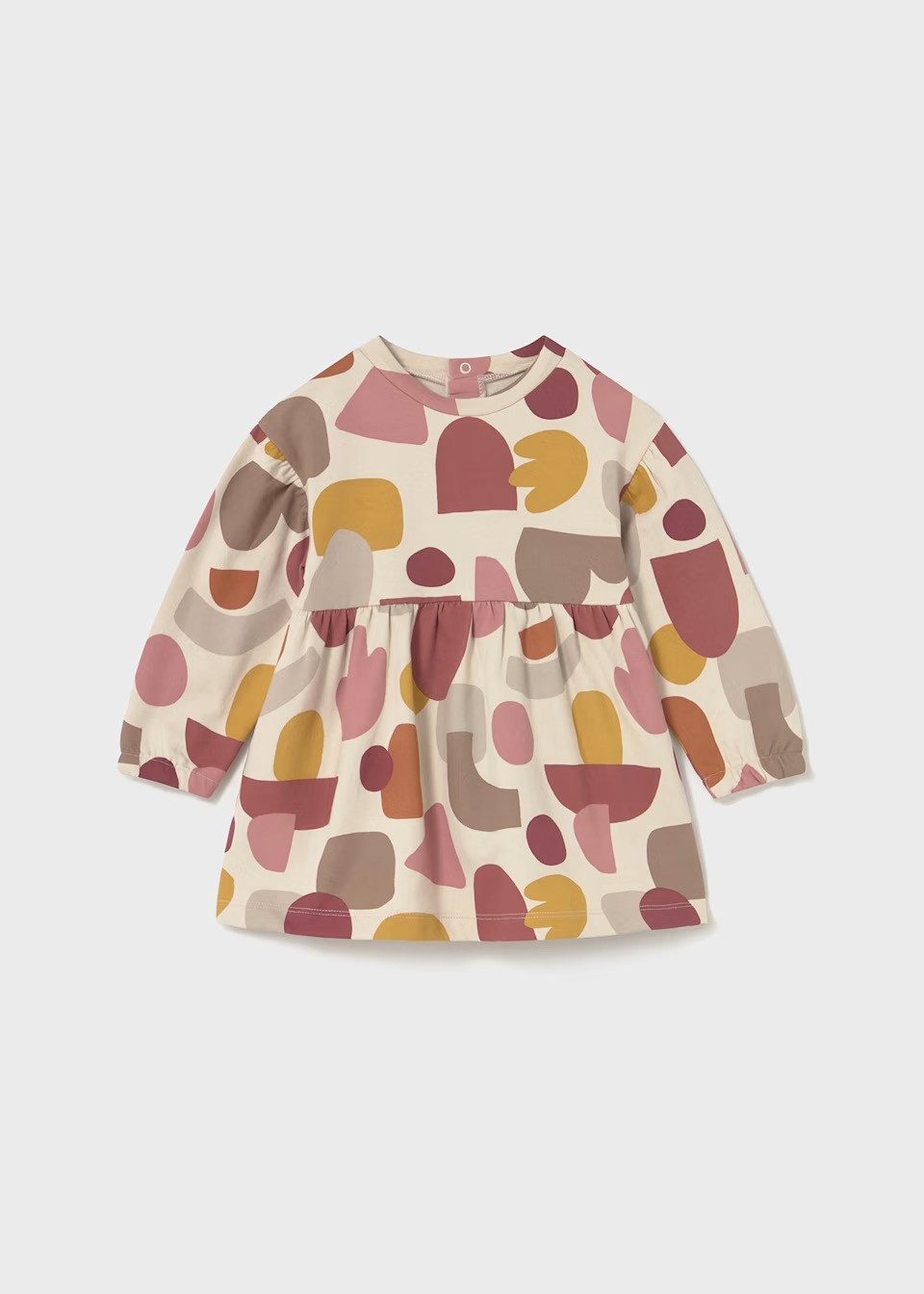 Sweatkleid Baby Sweatkleid mit Printmotiv & Raffung (291647)
