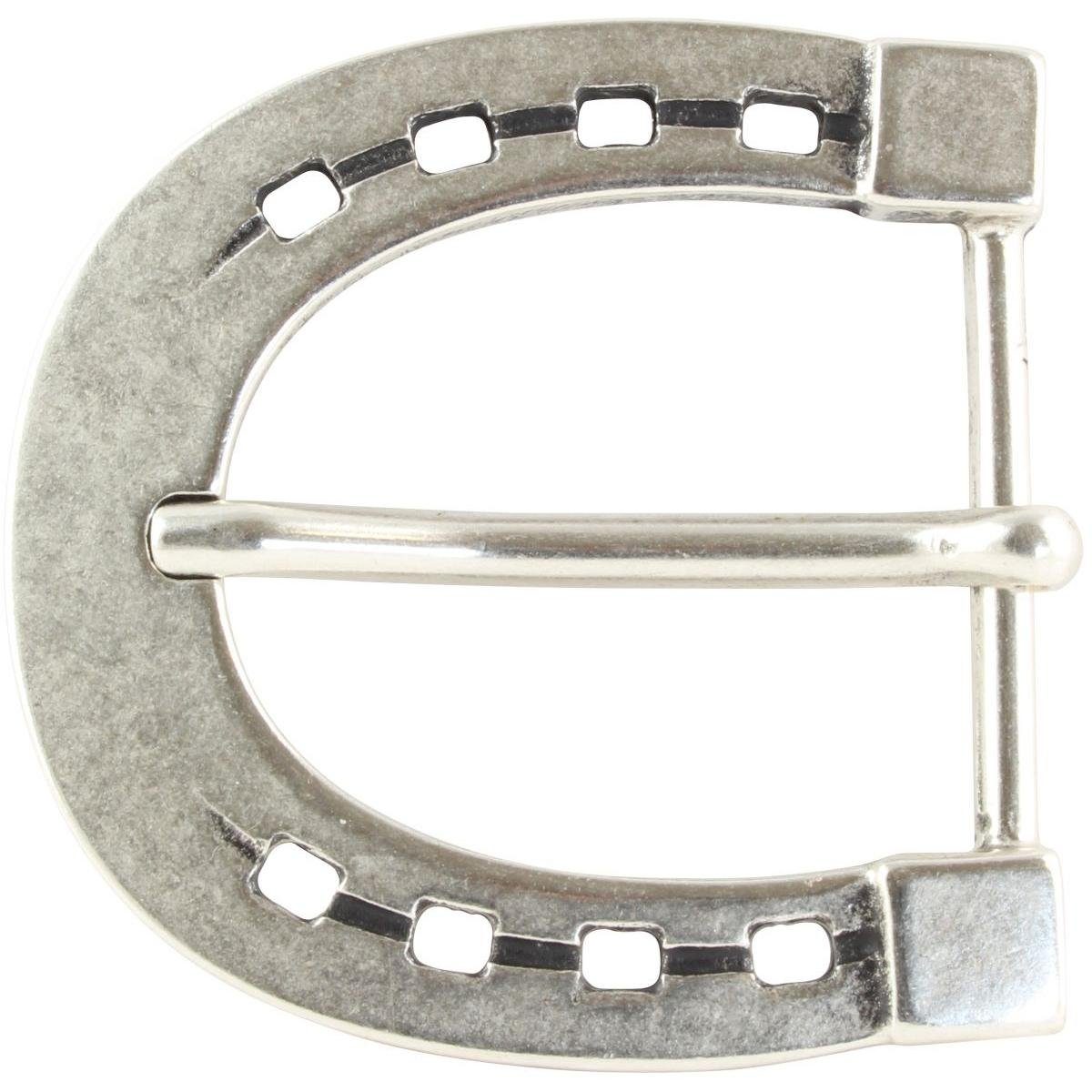 BELTINGER Gürtelschnalle Hufeisen 4,0 cm - Buckle Gürtelschließe Reitaccessoires 40mm - für Rei (1-St)