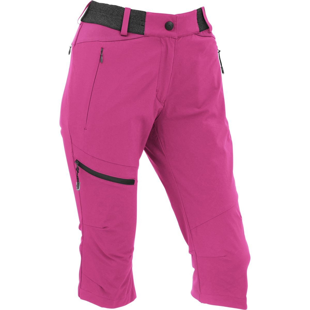 Maul Sport® Outdoorhose Entlen Ultralight - Caprihose elas. Elastische, atmungsaktive Caprihose aus recyceltem Material, ideal