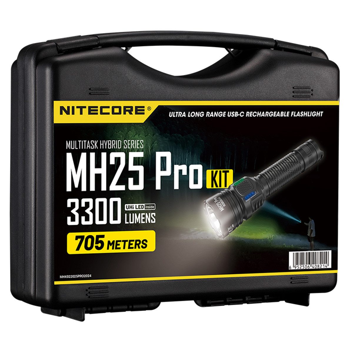 Nitecore LED Taschenlampe MH25 Pro 3300 Lumen - LED Taschenlampe Hunting Kit