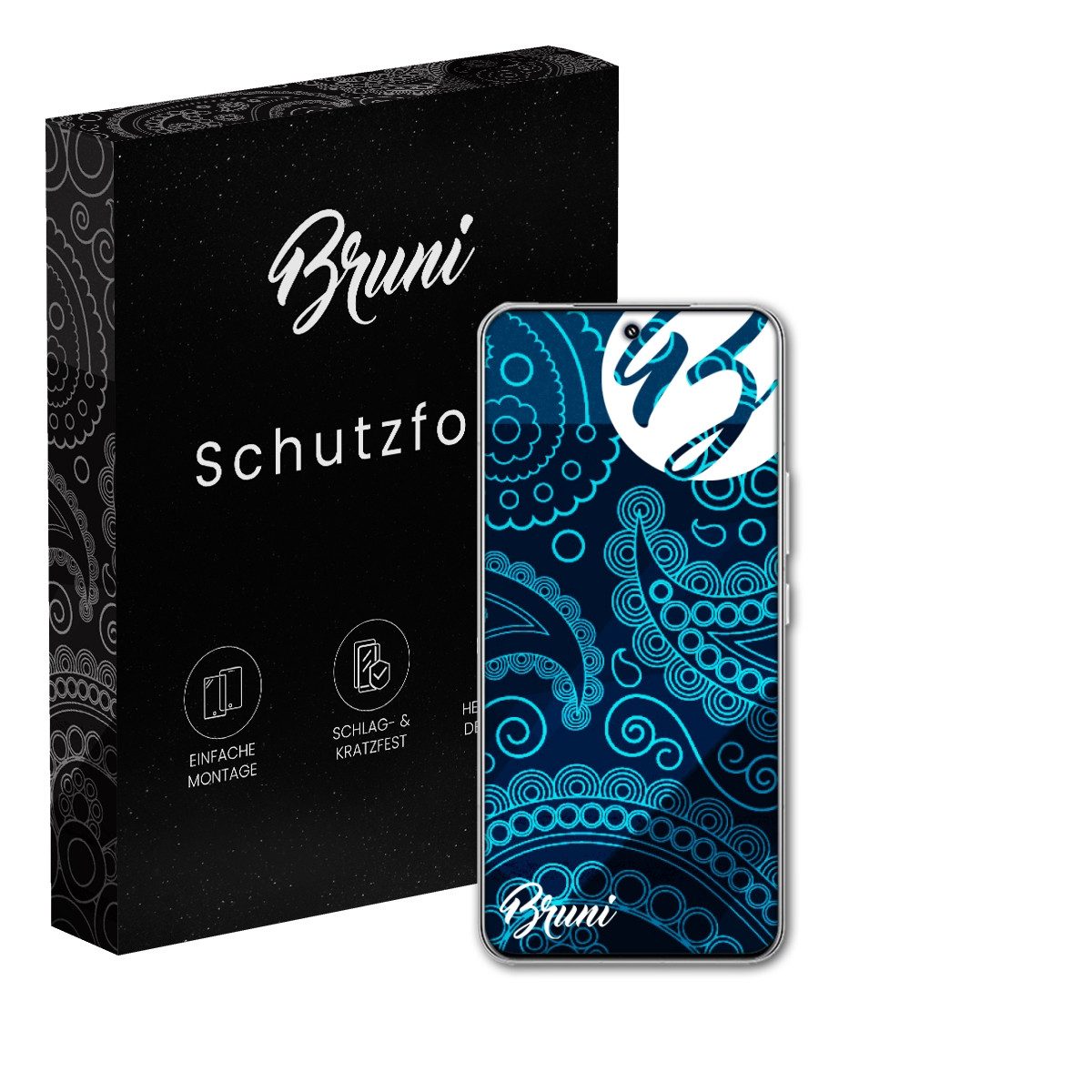 Bruni Schutzfolie Glasklare Displayschutzfolie für Xiaomi 15 Pro, (2 Folien), praktisch unsichtbar