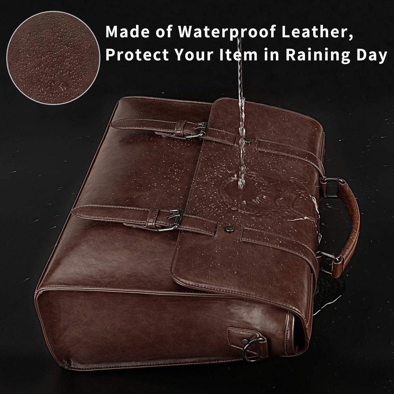 LuxusKollektion Laptoptasche Umhängetasche Herren Aktentasche Laptoptasche 15.6 Zoll Wasserdicht