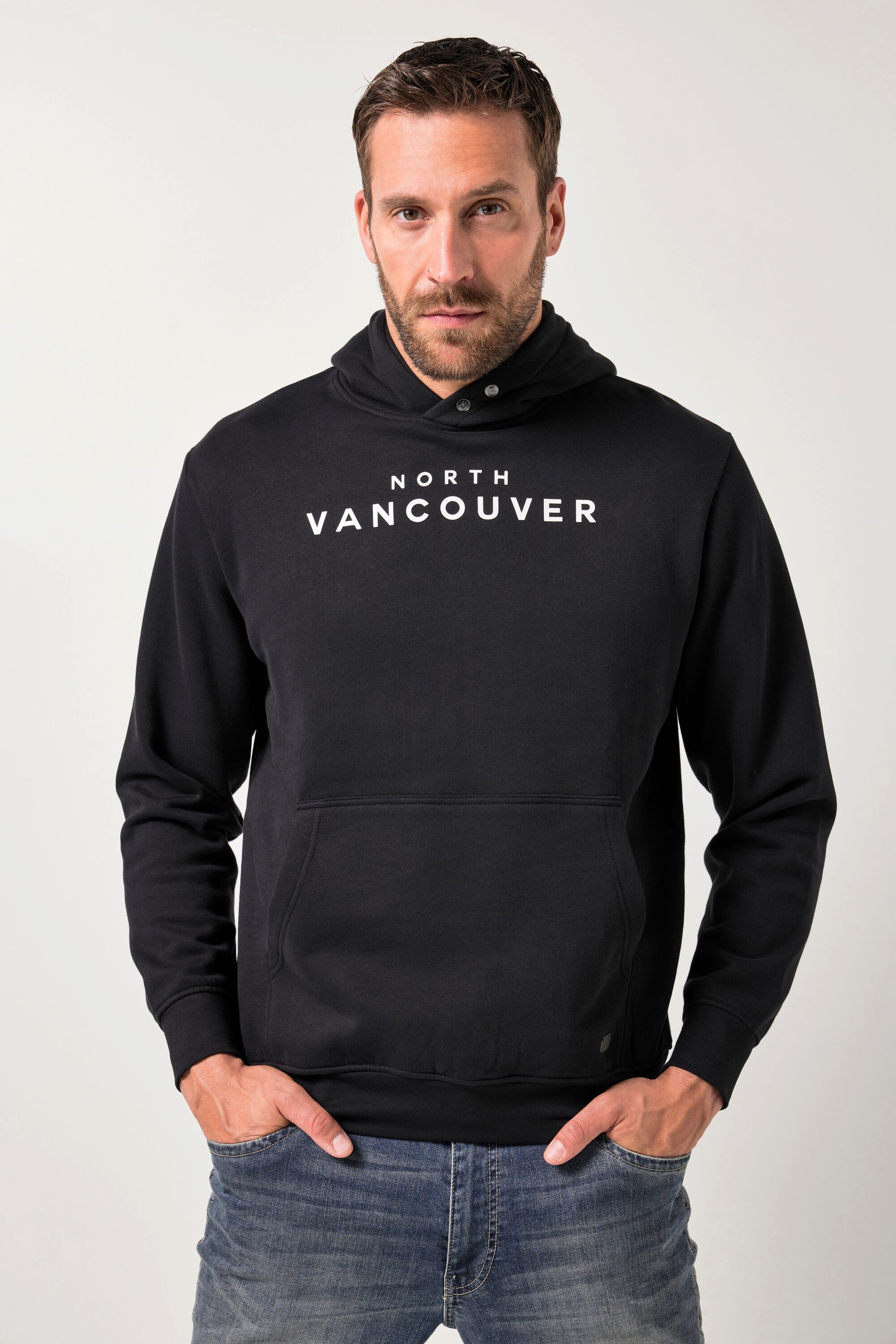 Sweatshirt Hoodie Kapuzensweater Brustprint