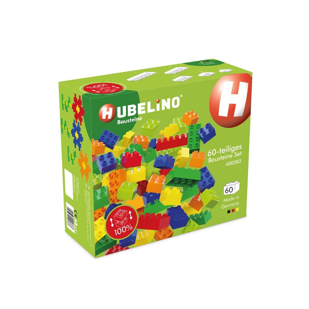 Hubelino HUBELiNO Bausteine Set 60teilig Konstruktionsspielsteine