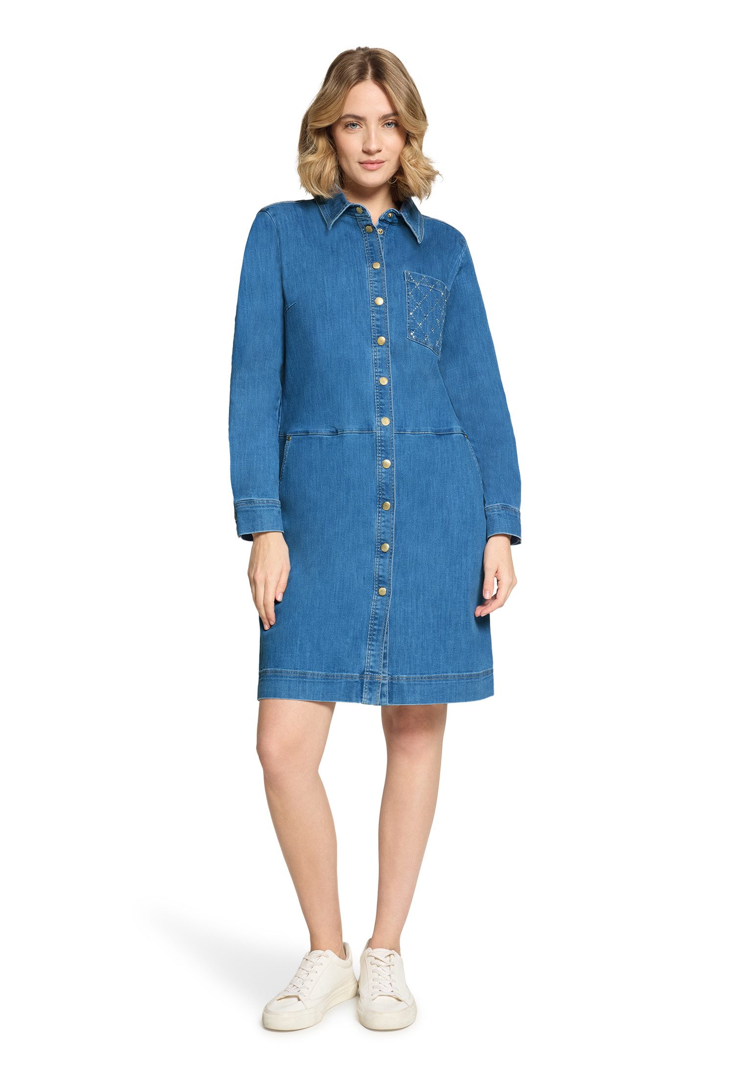 Betty Barclay Hemdblusenkleid Damen mit Knopfleiste