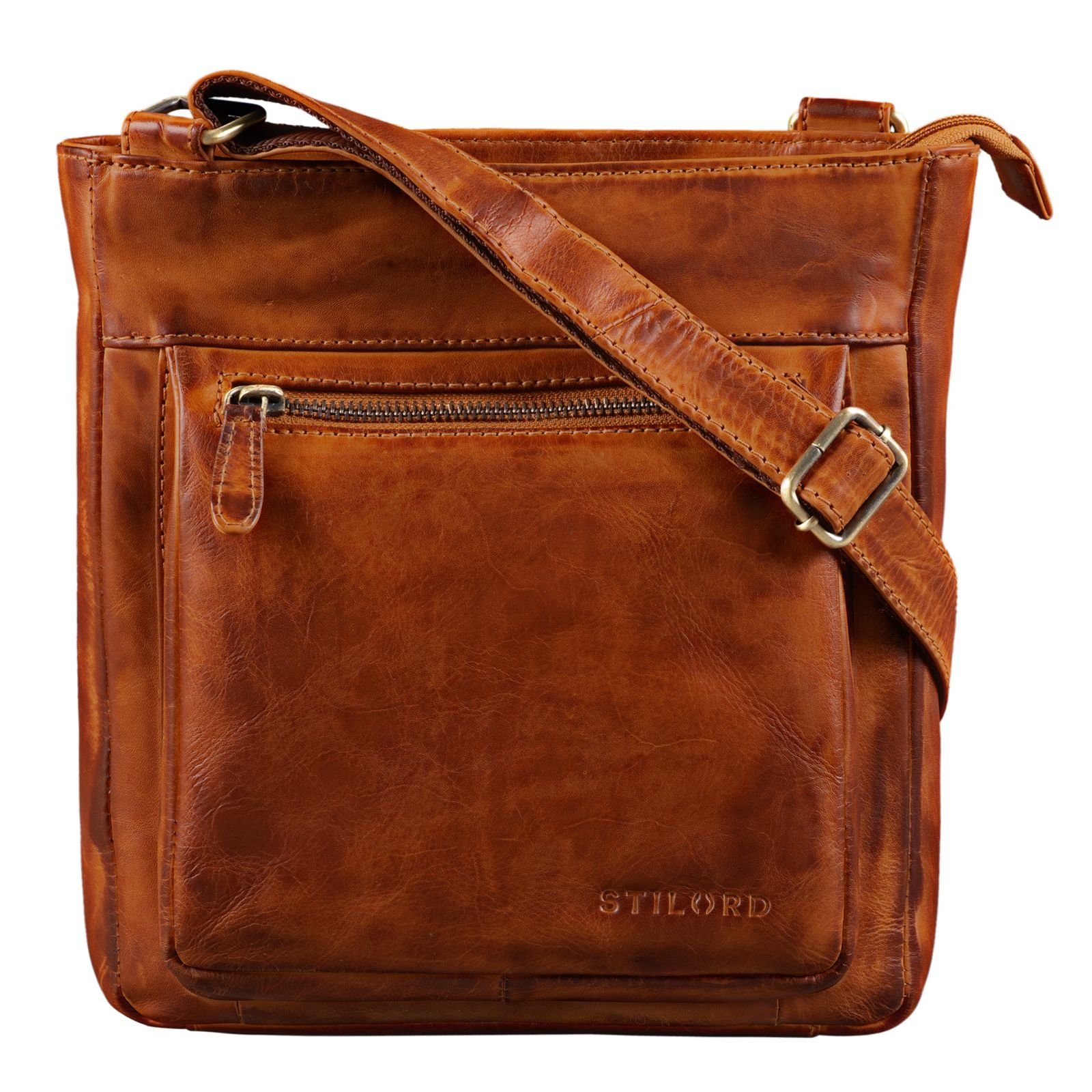 Handtasche "Kaja" Vintage Ledertasche Damen