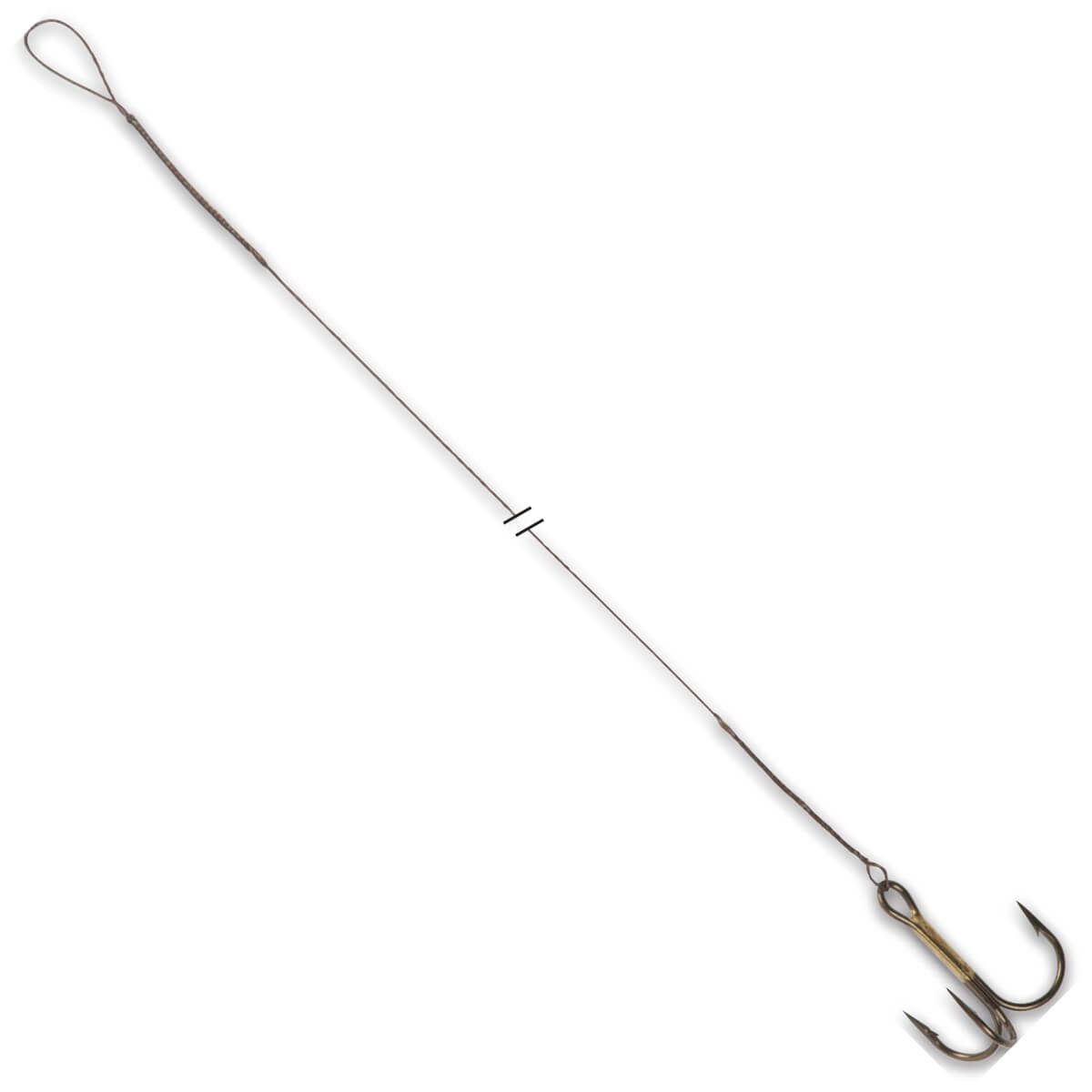 VMC Vorfachschnur VMC Multiflex Stahlvorfach mit Drilling 1x7 C723 40cm, 0,4 m Länge, (3-St)