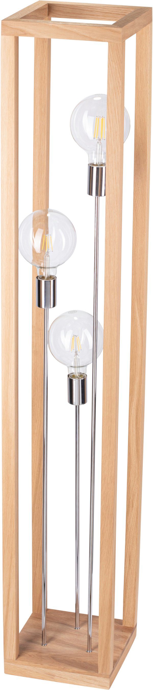 SPOT Light Stehlampe Nachhaltig aus Naturprodukt KAGO, FSC®-Zertifikat ohne Leuchtmittel, mit Eichenholz