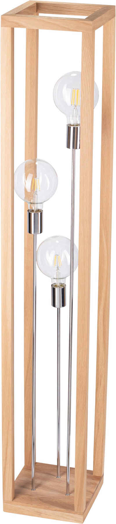 SPOT Light Stehlampe KAGO, ohne Leuchtmittel, Naturprodukt aus Eichenholz, Еко-товар mit FSC®-Zertifikat
