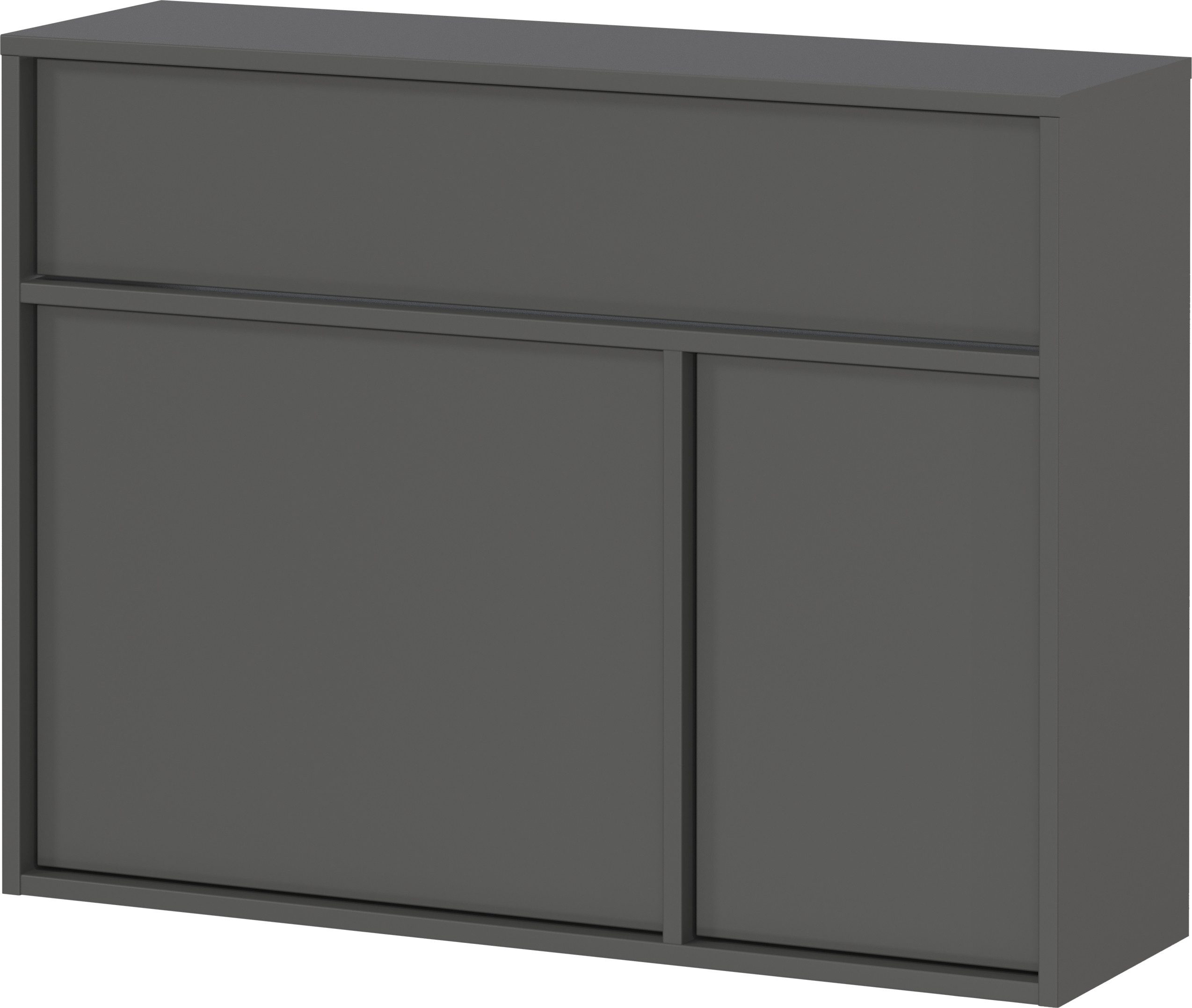 GERMANIA Mehrzweckschrank Ameca 2.0 stehend und hängend montierbar, moderner Flurschrank, Breite 83 cm