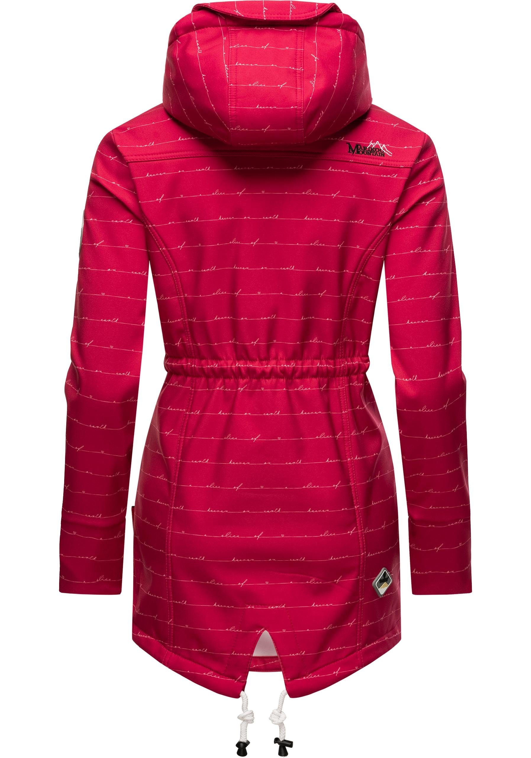 Marikoo Funktionsmantel Zimtzicke Softshell Parka mit Kapuze – Bild 3 von 4