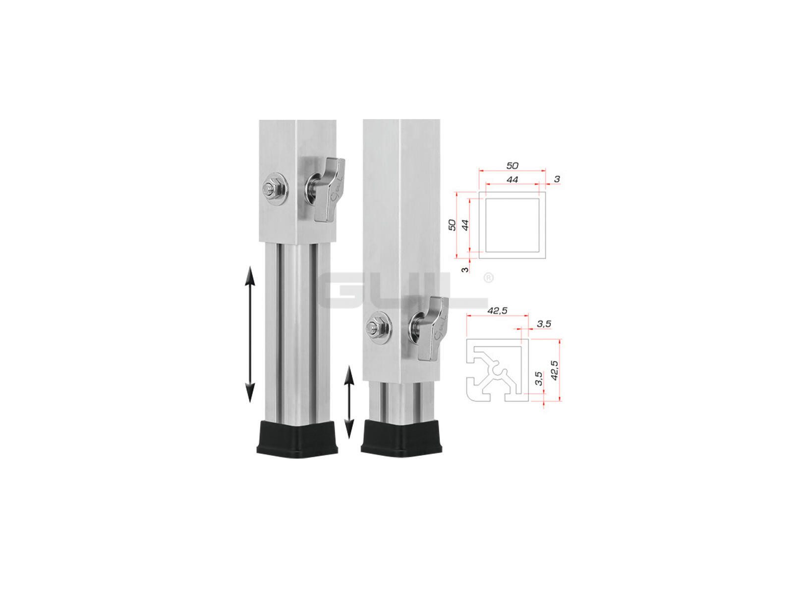 Musikinstrumentenständer GUIL PTA-440/90-160 Teleskopfuß