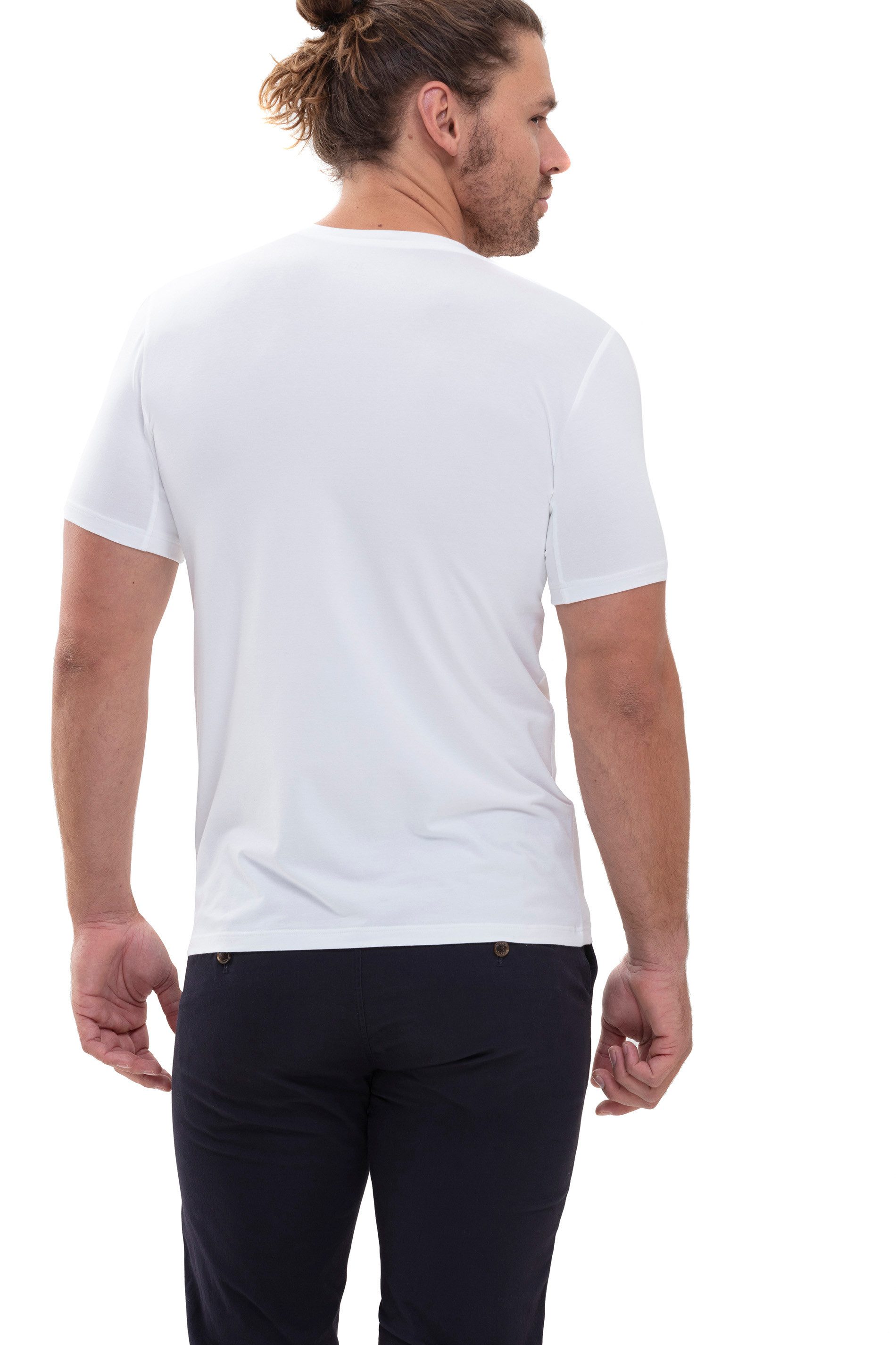 Mey V-Shirt HYBRID Geruchshemmend, Atmungsaktiv, Anti-Schweißfleck – Bild 4 von 5