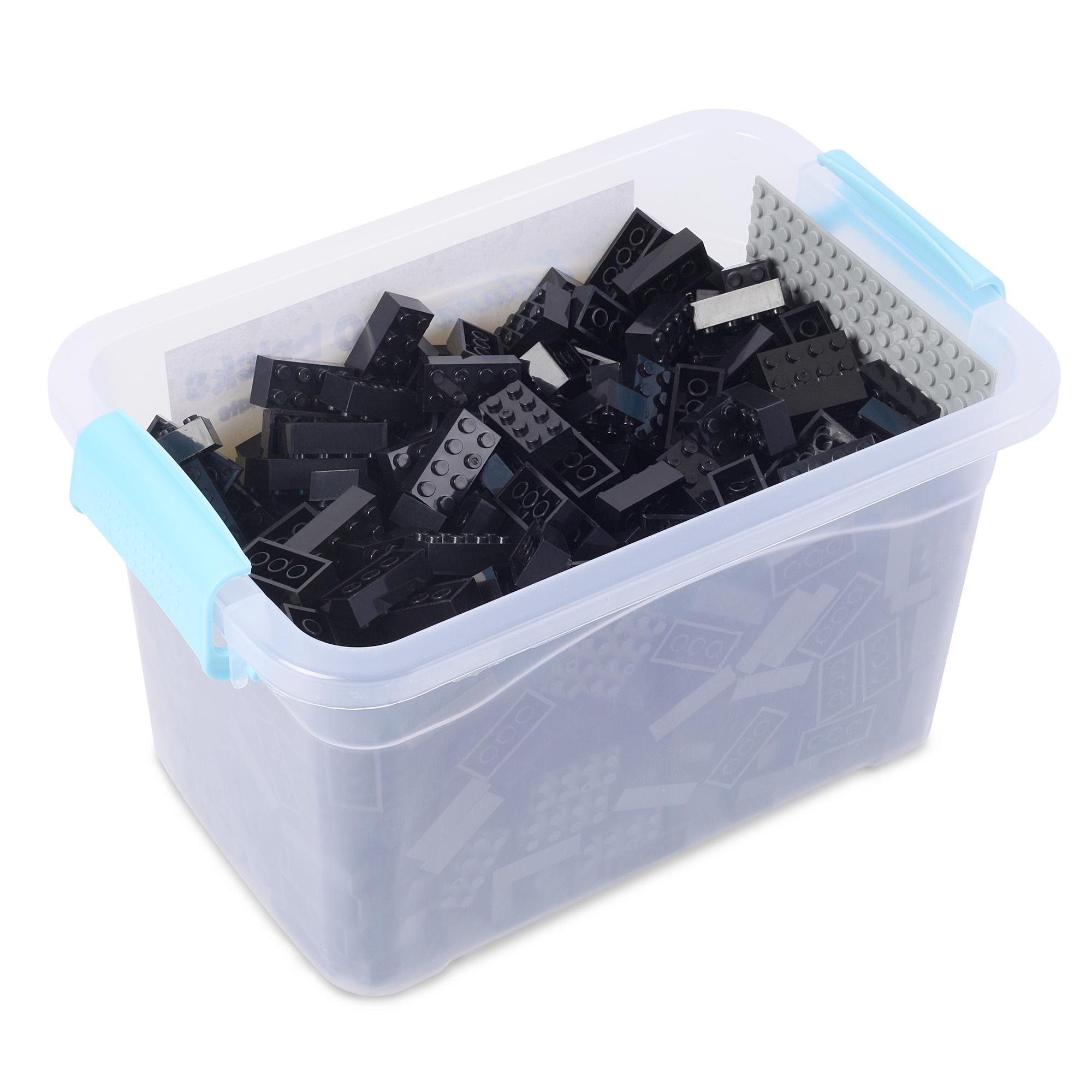 Katara Bausteine Box-Set mit 520 Steinen + Platte + Box Konstruktionsspielsteine, (3er Set), 100% Kompatibel Sluban, Papimax, Q-Bricks, LEGO®